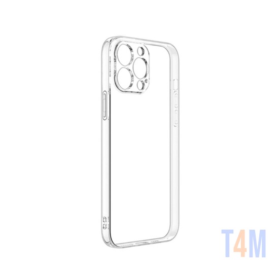 Capa de Silicone Macio para Apple iPhone 14 Pro Transparente